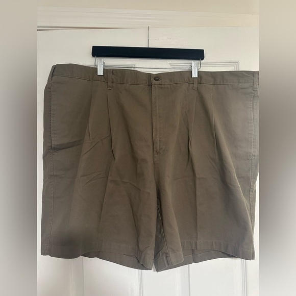Bundle Of 2 Men Size 50 Casuals Tan Shorts Navy Blue Ashworth Shorts Both New - Picture 4 of 7
